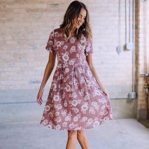 Clad & Cloth Floral Dress